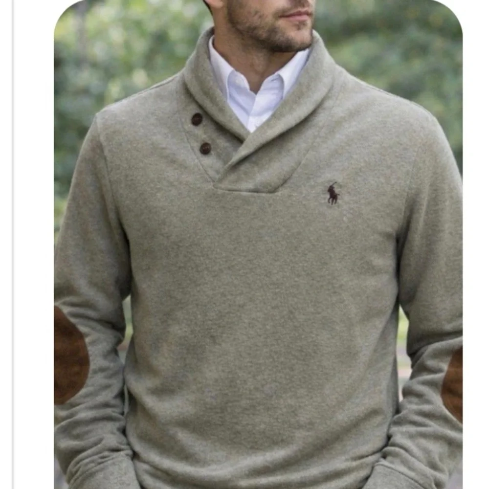 VTG Polo by Ralph Lauren Shawl-Neck Button Pullover